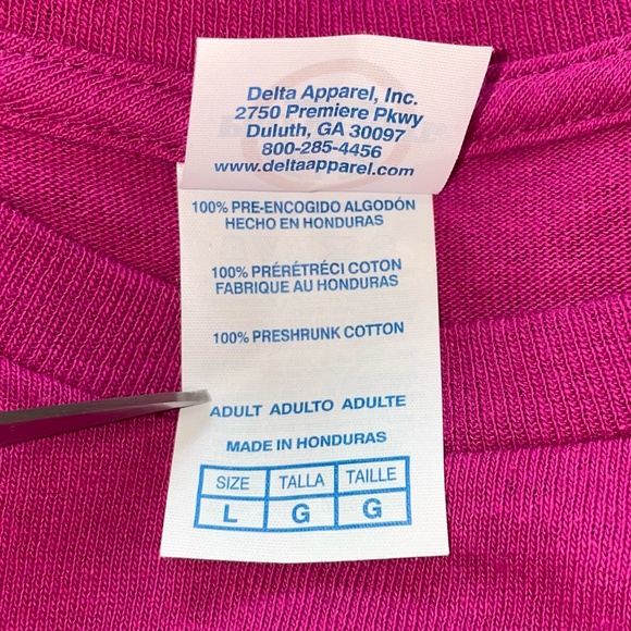 NWOT Brew Thru Long Sleeve Magenta T-shirt - Picture 5 of 5